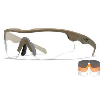 WILEY X  Rogue Comm, Montures de Lunettes Unisexe, Tan, Taille Unique
