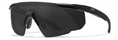 WILEY X  Saber Advanced Lunettes Smoke Gris Lentilles Mat Noir Cadre