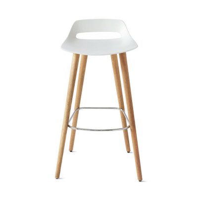 Wilkhahn - Occo Tabouret de bar, hauteur d'assise 75 cm / blanc