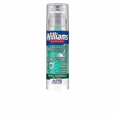 WILLIAMS  Gel de rasage Peau normale Expert Oxyg&egrave;ne 0% alcool 150 ml