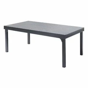 WILSA GARDEN  - Table jardin Modulo 6 &agrave; 10 personnes full aluminium