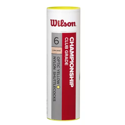 WILSON  Championship Club 79 Badminton Shuttlecocks Vert 6 Units