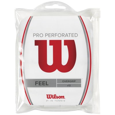WILSON  griffband pro overgrip perfor&eacute; 12 pack blanc wrz4006wh
