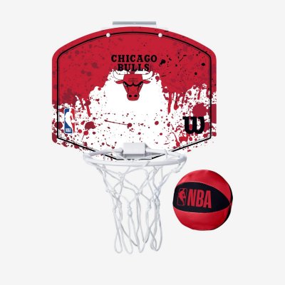 WILSON  NBA TEAM MINI HOOP CHICAGO BULLS Toys Red en taille:ONE SIZE