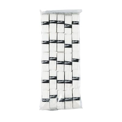 WILSON  Pro OVERGRIP Player 50PK Tennis Racket Grip Unisex-Adult, White, Taille Unique