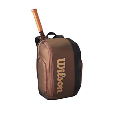 WILSON  Pro Staff V14 Super Tour Lot de 2 Sacs &agrave; Dos de Tennis Marron