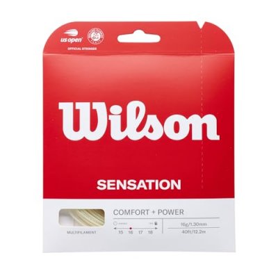 WILSON  Sensation 12.2 M Tennis Single String Blanc 1.30 mm