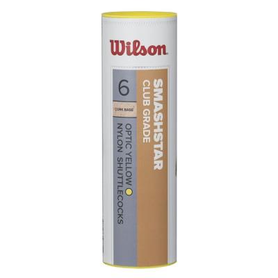WILSON  Smashstar Club 77 Badminton Shuttlecocks Blanc 6 Units