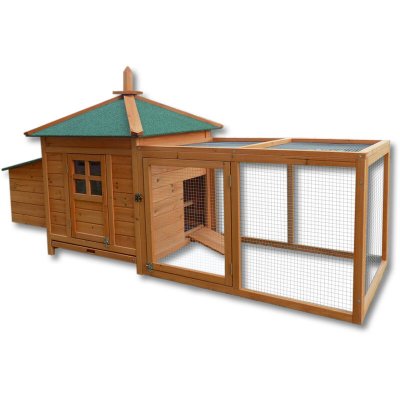WILTEC  Clapier &ndash; 1650 x 735 x 980 mm &ndash; 1 &eacute;tage &ndash; 3 portes &ndash; Toit bitum