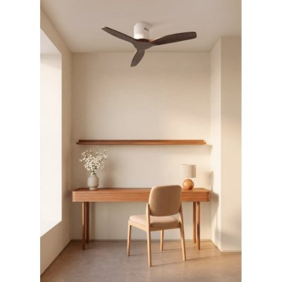 CREATE Wind Calm Natural Wood - Ventilateur De Plafond 40w Silencieux 100% Bois