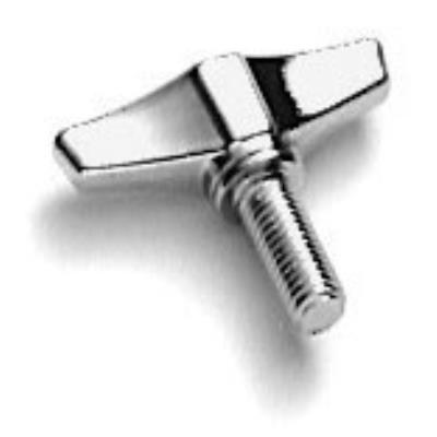 PEARL MUSICAL INSTRUMENT COMPAGNY Wing Bolt M8&nbsp;x 15&nbsp;mm (2) Ultra Grip