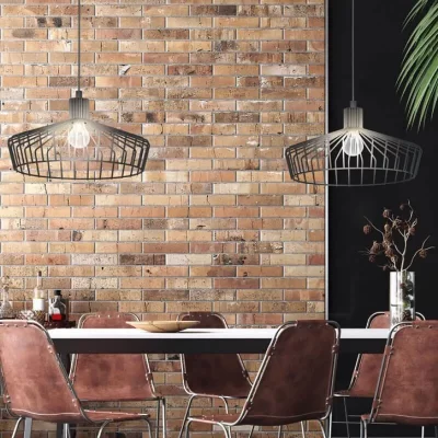 EGLO Winkworth plafonnier suspendu &agrave; 2 lampes, barre droite, noir