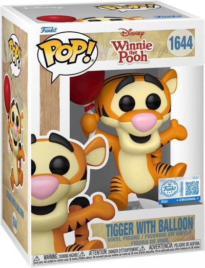 FUNKO Winnie l' Ourson - Figurine POP! Tigrou avec ballon 9 cm