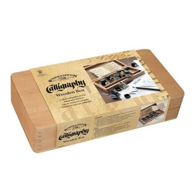 WINSOR & NEWTON Winsor & Newton Encre de Calligraphie Coffret Bois