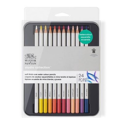 WINSOR & NEWTON Winsor & Newton Studio Collection 24 Crayons Aquarelle