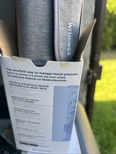 WITHINGS  BPM Connect - Blanc/Gris