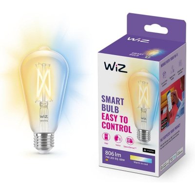 WIZ  Ampoule connect&eacute;e Edison vintage Blanc variable E27 60W