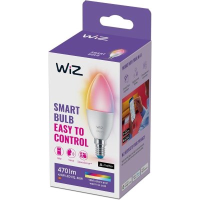 WIZ  - C37 Candle E14 Colour And Tunable White - Smart Home