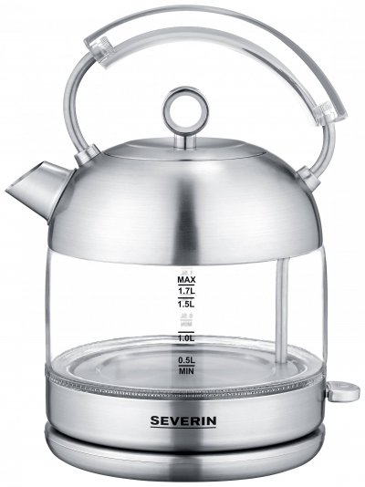 SEVERIN Wk 3459 Bouilloire sans fil, sans bpa acier inoxydable - 