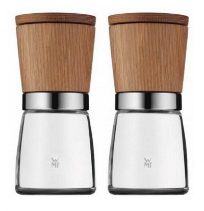 WMF  0652314500 Lot de 2 moulins poivre et sel en bois