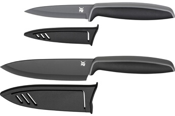 WMF  1879086100 Lot de 2 couteaux Touch Noir
