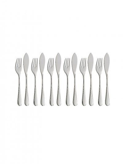 WMF  Service &agrave; poisson MERIT 12 pi&egrave;ces Cromargan Protect argent