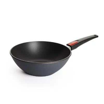 WOLL Wok en fonte 26 cm avec manche amovible 11026dpi diamond lite