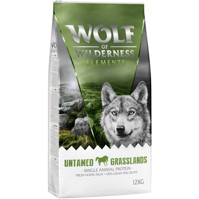 WOLF OF WILDERNESS  Elements ""Untamed Grasslands"" cheval - sans c&eacute;r&eacute;ales - 12 kg