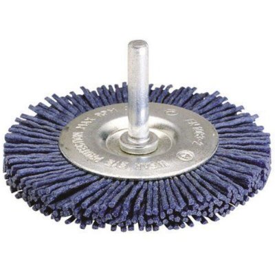 WOLFCRAFT  1 brosse circulaire nylon - - &oslash; 75 mm - bleu