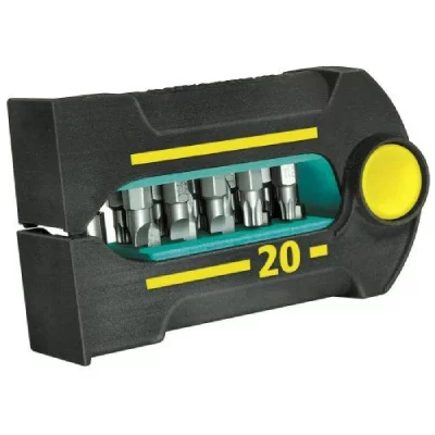 WOLFCRAFT  1 Coffret Bitbutler 20 Solid 21 pi&egrave;ces