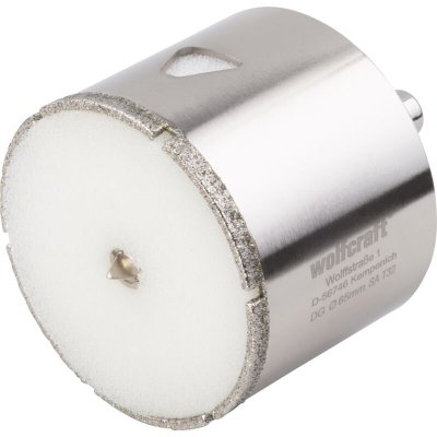 WOLFCRAFT  1 Tr&eacute;pan P&P diamant carrelage &Oslash; 65