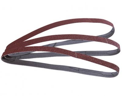 WOLFCRAFT  1726000 Bandes abrasives Grain 120 13 x 457 mm Lot de 3