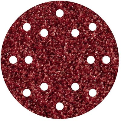 WOLFCRAFT  1840000 Grain 40 Self-adhering Sanding Base 150 Mm 5 Units Rouge