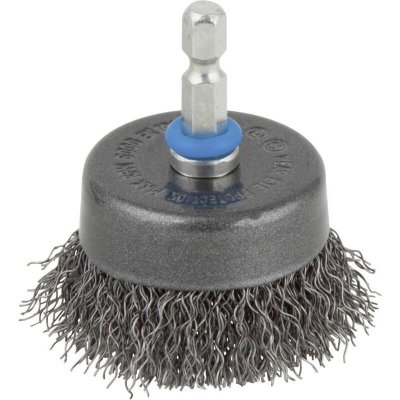 WOLFCRAFT  2109-000 Wire Cup Brush 80mm X 6mm Shank