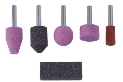 WOLFCRAFT  2171000 meule cylindrique tige 6 mm diam&egrave;tre 12 x 22 mm