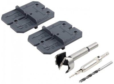 WOLFCRAFT  4656000 35 Mm Hinges Installation Argent&eacute;