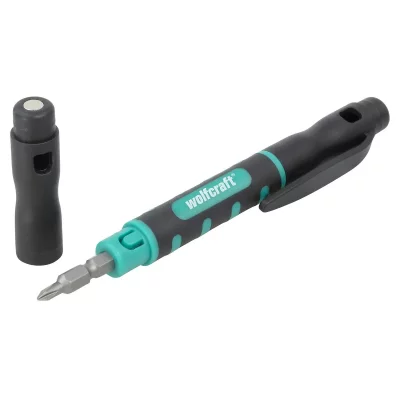 WOLFCRAFT  8736000 Mini Pocket Screwdriver Noir