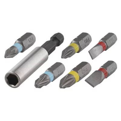 WOLFCRAFT  - Assortiment d'embouts de vissage (12 pi&egrave;ces) - 2445000
