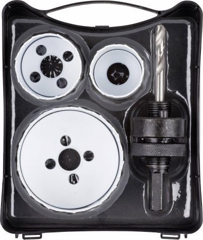 WOLFCRAFT  Coffret &eacute;lectricit&eacute; et plomberie BIM - &Oslash; 35.43.68 mm
