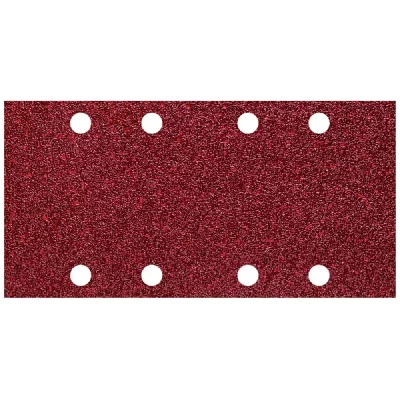 WOLFCRAFT  Grano 120 1768000 Corundum Adhesive Sanding Sheets 10 Units Rouge