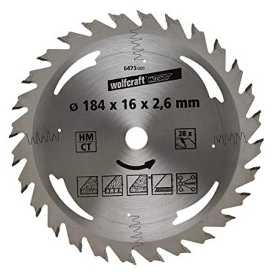 WOLFCRAFT  Lame scie circulaire CT 28 dents - &Oslash;184x16mm