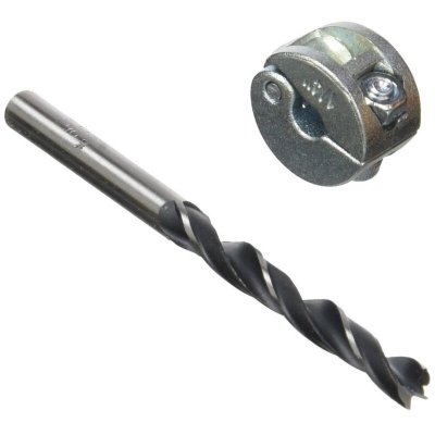 WOLFCRAFT  Meche a bois avec pointe et but&eacute;e de profondeur - 6 mm