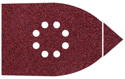 WOLFCRAFT  Patins abrasifs auto-agrip. , corindon grain 40 107 x 142 pi&egrave;ces 6