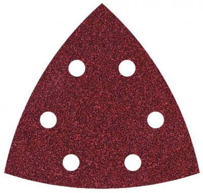 WOLFCRAFT  Patins abrasifs auto-agrippants perf., corindon grain 240