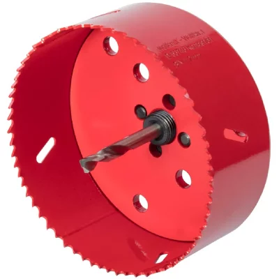 WOLFCRAFT  - Scie cloche 112 mm Bi-M&eacute;tal Rouge 5496000 Rouge