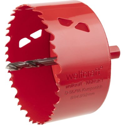 WOLFCRAFT  Scie cloche BiM universelle avec foret centreur 92 mm