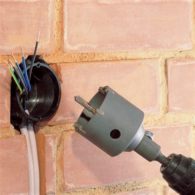 WOLFCRAFT  tr&eacute;pan de carottage avec mandrin 76 mm 5460000 422086