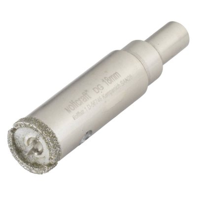 WOLFCRAFT  Tr&eacute;pan Plug & Play diamant pour carrelage - &Oslash; 18 mm