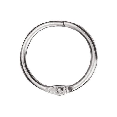 WONDAY  Anneaux bris&eacute;s, diam&egrave;tre int&eacute;rieur: 25 mm, en m&eacute;tal - Lot de 14