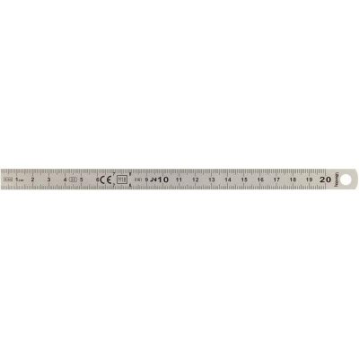 WONDAY  Lot de 5 Reglets en m&eacute;tal 2 faces flexible 20 cm